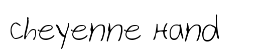 Cheyenne Hand Bold Italic