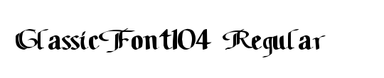 ClassicFont104