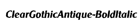 ClearGothicAntique