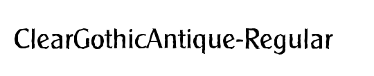 ClearGothicAntique