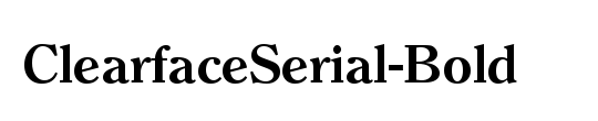 ClearfaceSerial-Medium