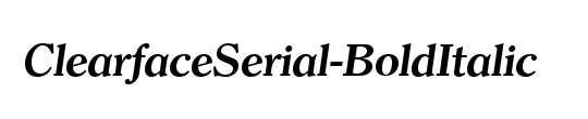 ClearfaceSerial