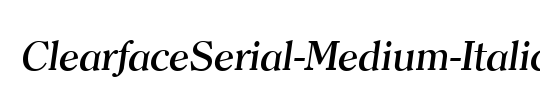 ClearfaceSerial-Medium