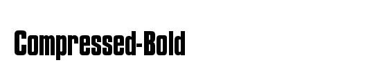 Street Bold Compressed