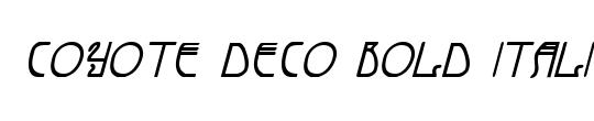 Coyote Deco Condensed