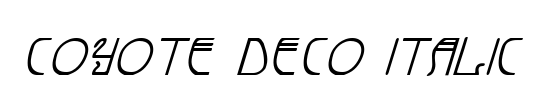 Coyote Deco Condensed