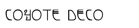 Coyote Deco Italic