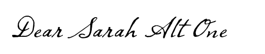 Dear Sarah