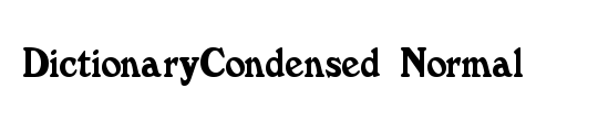 DictionaryCondensed