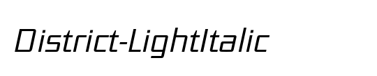 District-LightItalic