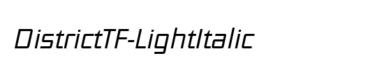 RelayWide-LightItalic