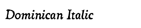 Dominican Italic
