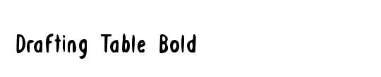 Drafting Table Bold Italic