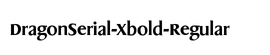 DragonSerial-Xbold