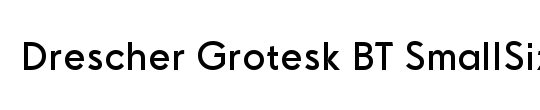 Drescher Grotesk BT SemiBold