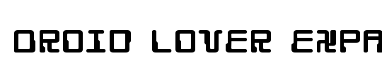 Droid Lover 3D Italic