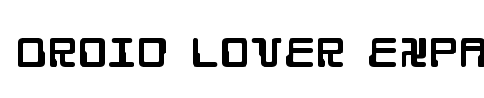 Droid Lover Laser Italic