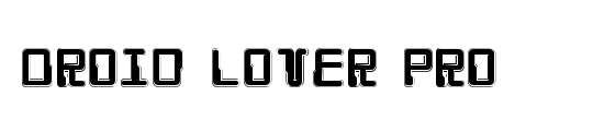 Droid Lover Laser Italic