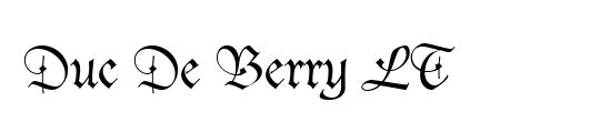 Duc De Berry LT Std