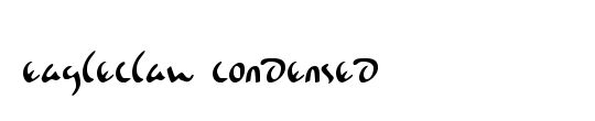 Eagleclaw Condensed Italic