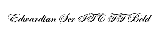 Edwardian Script ITC