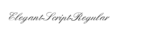 Cursive Elegant