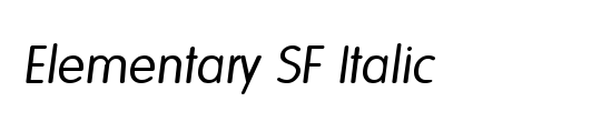 Elementary SF