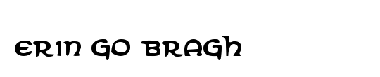 Erin Go Bragh 3D Italic