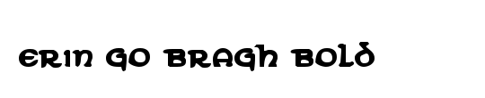 Erin Go Bragh Bold Italic