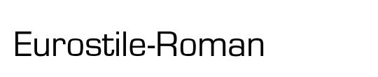 Eurostile-Roman