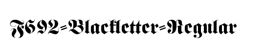 Blackletter Hand