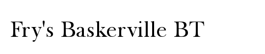 NewBaskerville LT