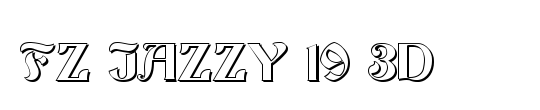 FZ JAZZY 17 3D ITALIC