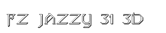 FZ JAZZY 17 3D ITALIC