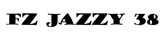 FZ JAZZY 17 3D ITALIC