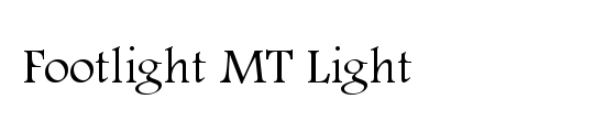 Footlight MT Std Light