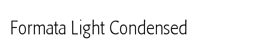 Formata Condensed BQ