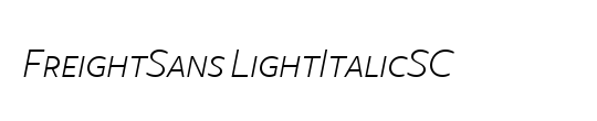 AbsaraSansTF-LightItalicSC