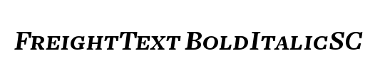 NexusSans-BoldItalicSC