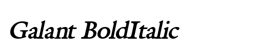 Galant Shadow Italic