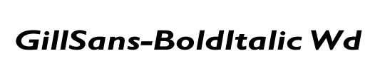 GillSans-Bold Wd