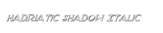 Hadriatic Shadow Italic
