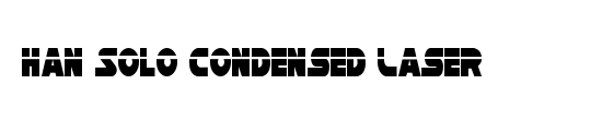 Han Solo Cond Laser Italic