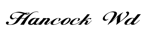 Hancock Script