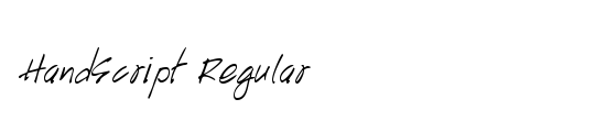 Handscript Signature