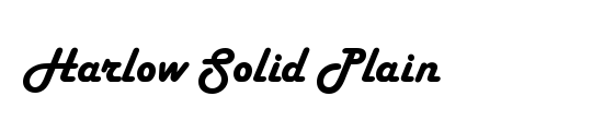 Harlow Solid Italic