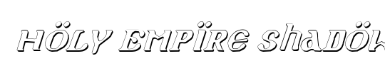 Holy Empire Expanded Italic