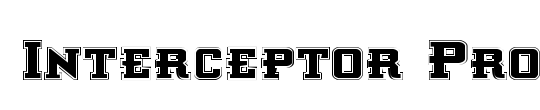 Interceptor Expanded Italic