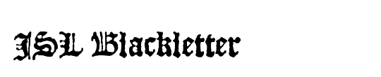 Berkahi Blackletter