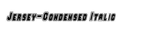 Jersey-Condensed